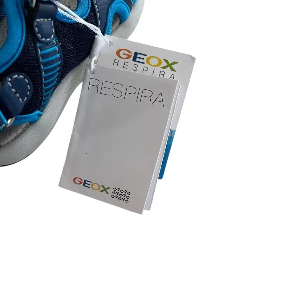 Geox Respira Boys Navy Water Friend;y  Sport Sandals size 20/US 4.5 NWT